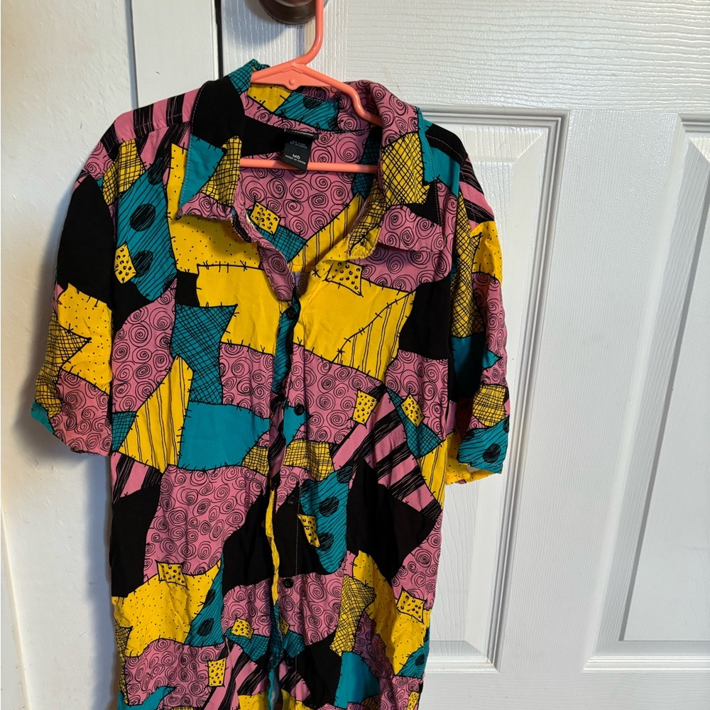 Disney Nightmare Before Christmas Sally Button down shirt